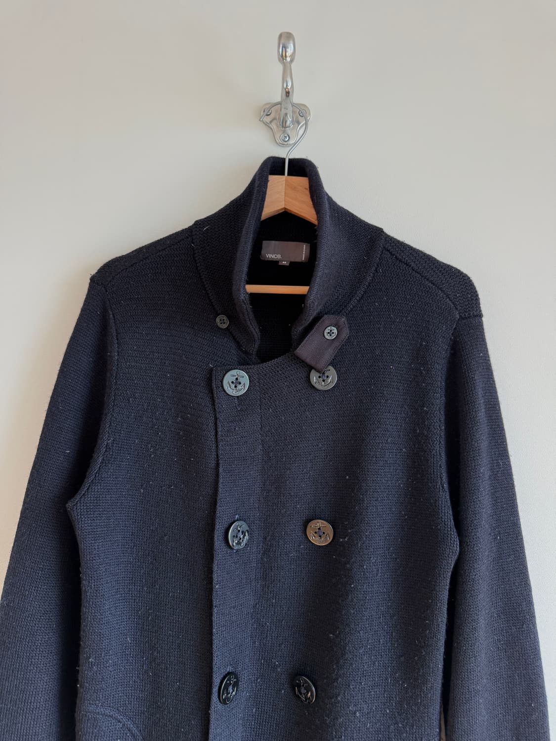 Pre owned 해군 피코트 모티브 울 가디건 상품이미지2
