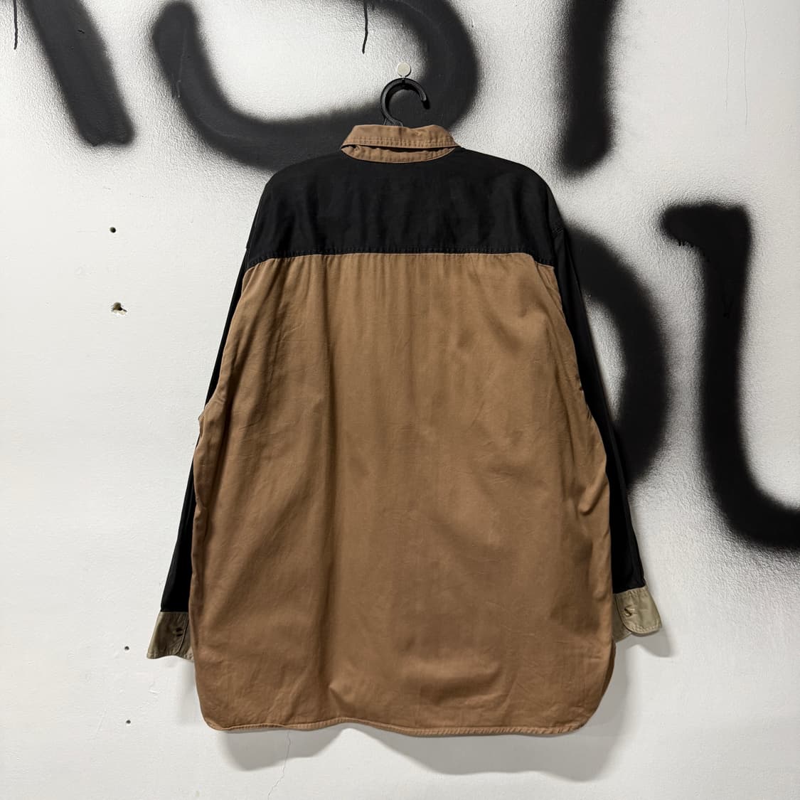 VTG 빈티지 빅사이즈 컬러블록 더블 포켓 코튼 워크 셔츠 상품이미지2