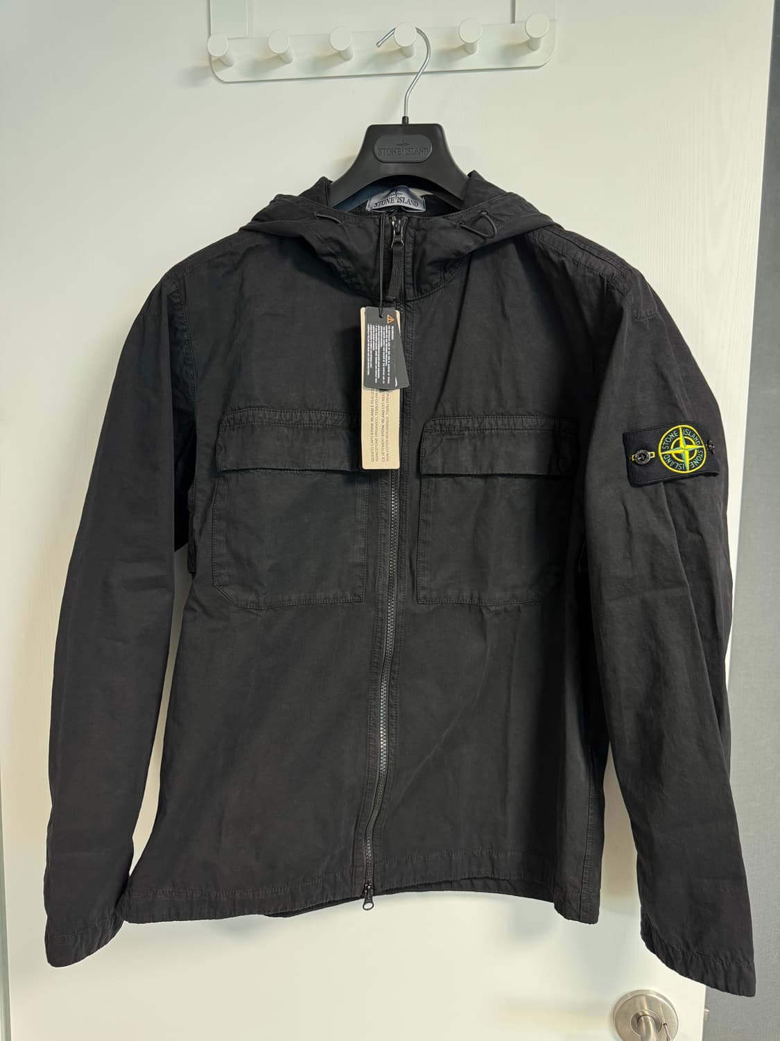스톤아일랜드 24ss 후드자켓 올드트리트먼트 L 상품이미지1