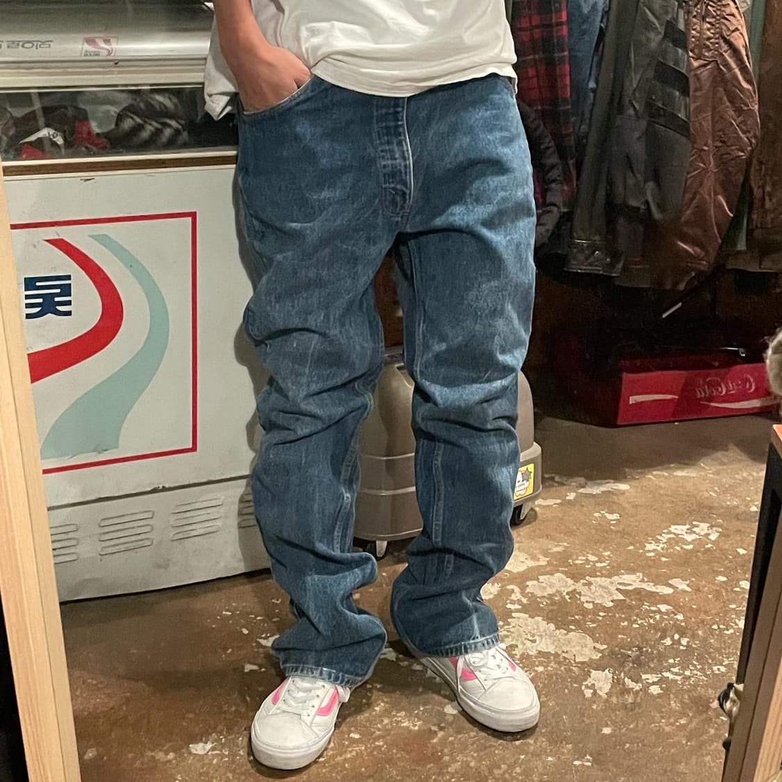 90s 리바이스517 데님팬츠 (36”) 상품이미지8