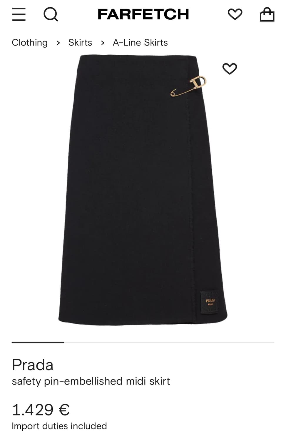 프라다스커트 상품이미지6