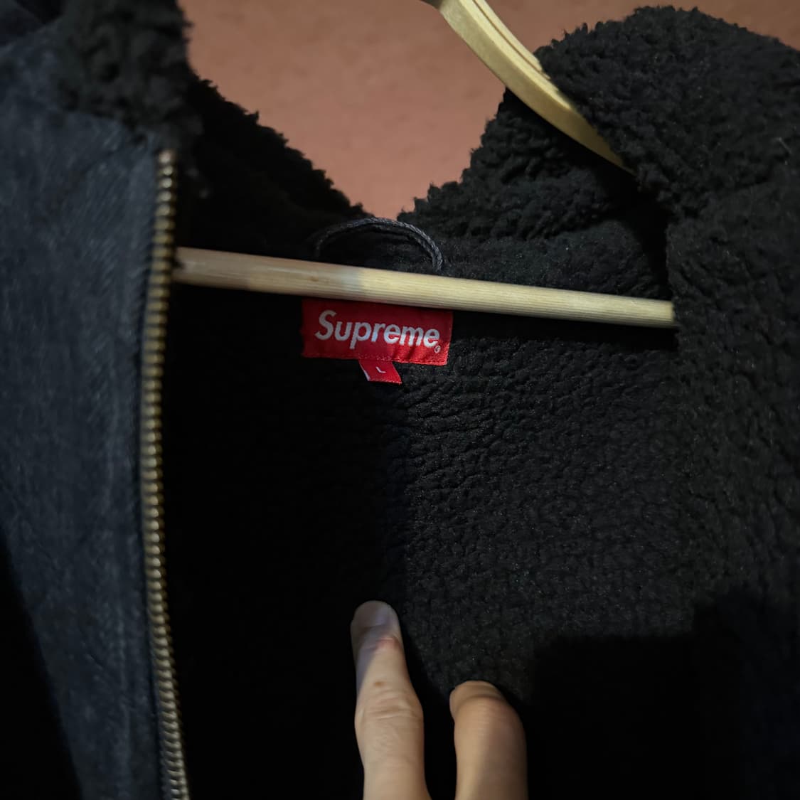 supreme 18 f/w 퀄트 데님 파일럿자켓 상품이미지5