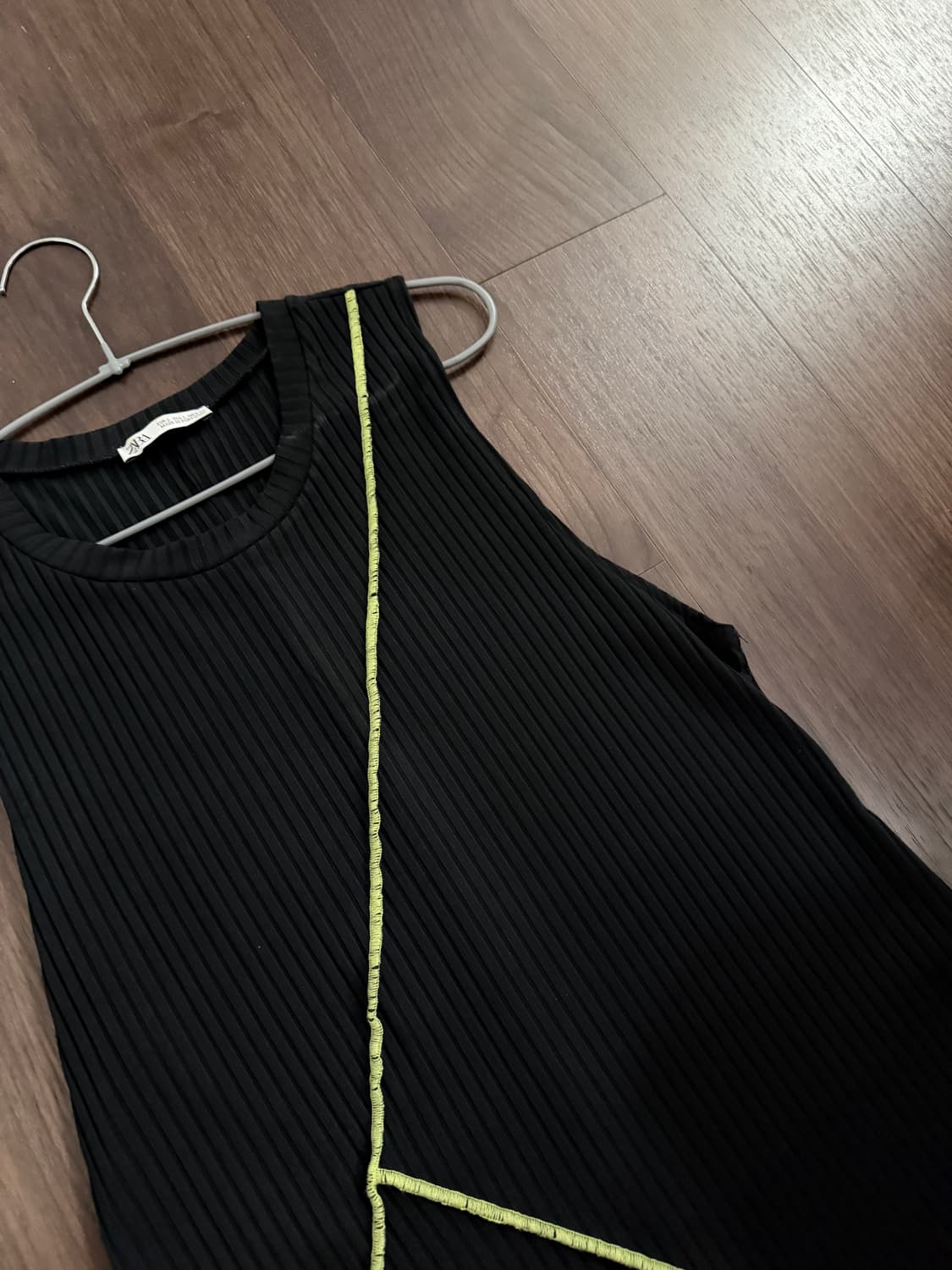 Zara 자라 리브드 네온라인 맥시 롱 원피스 상품이미지2