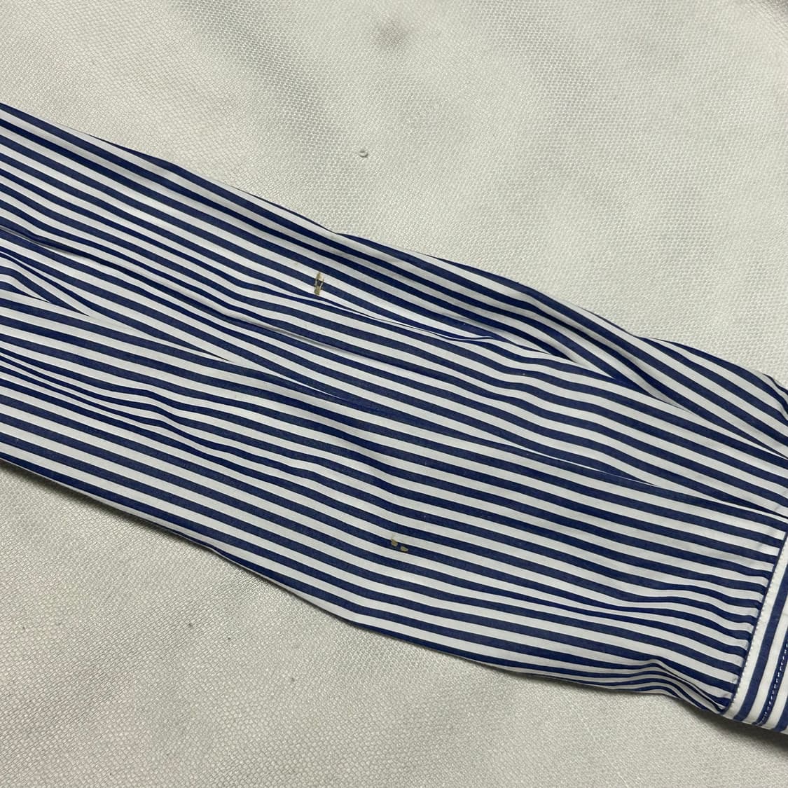 L 꼼데가르송 여성용 스트라이프 코튼 셔츠 상품이미지6