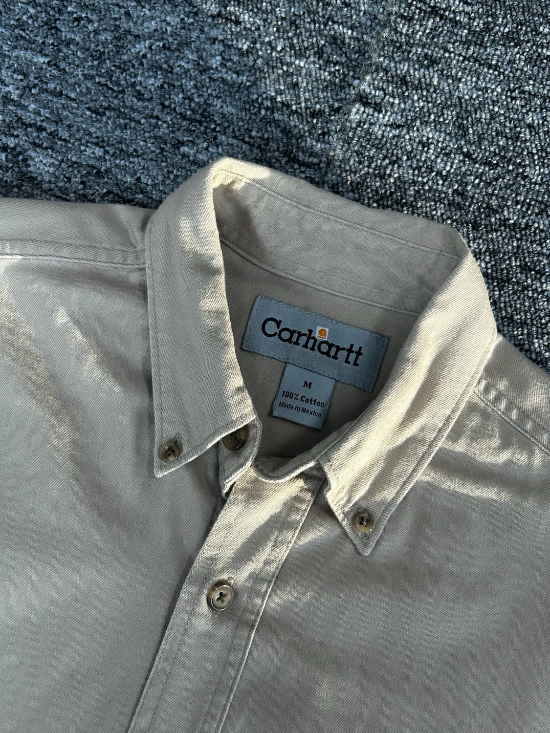 칼하트 베이지 워크 셔츠 M 상품이미지5