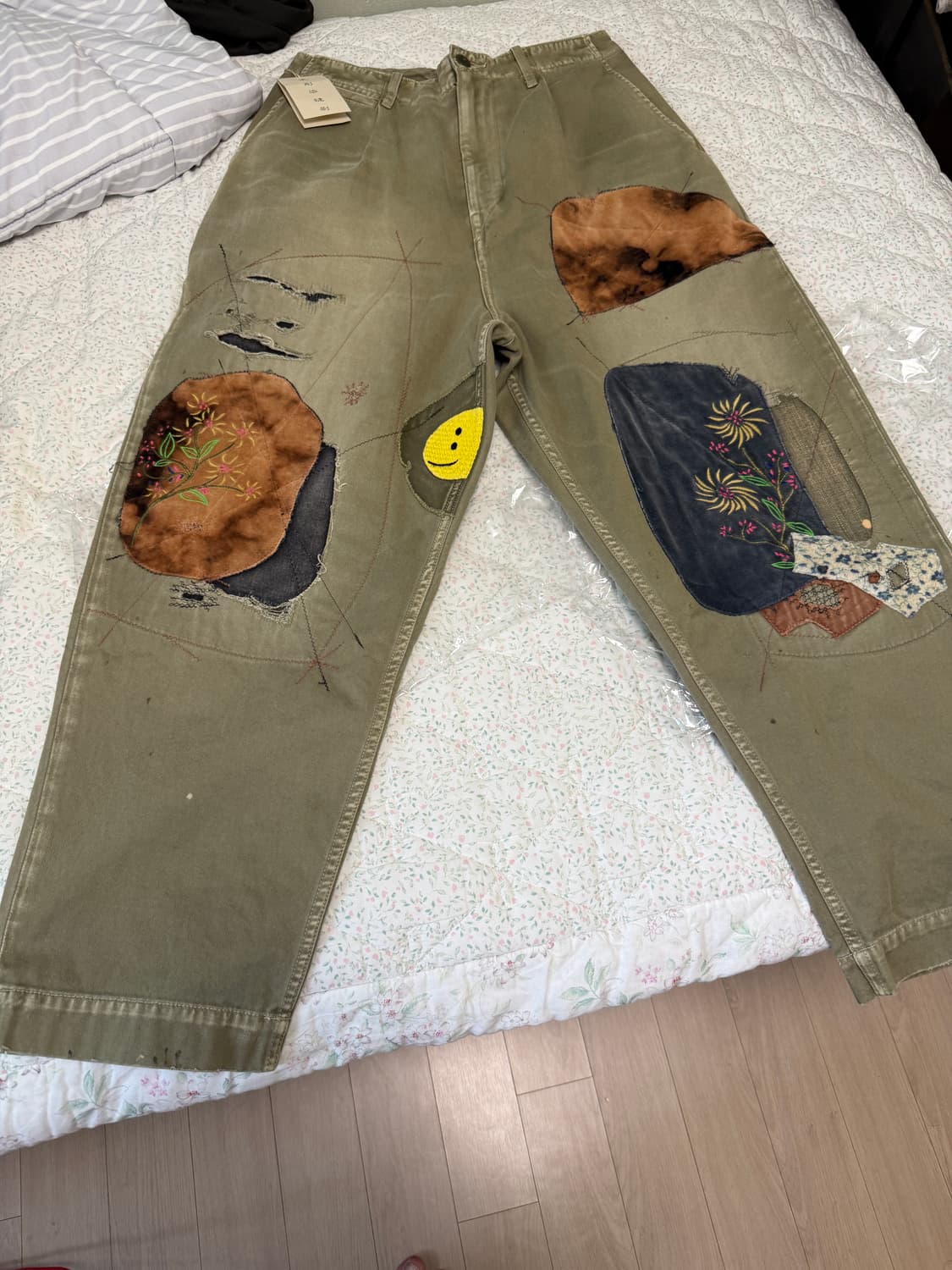 캐피탈 카츠라기 팬츠 카키 컬러 2size 상품이미지1