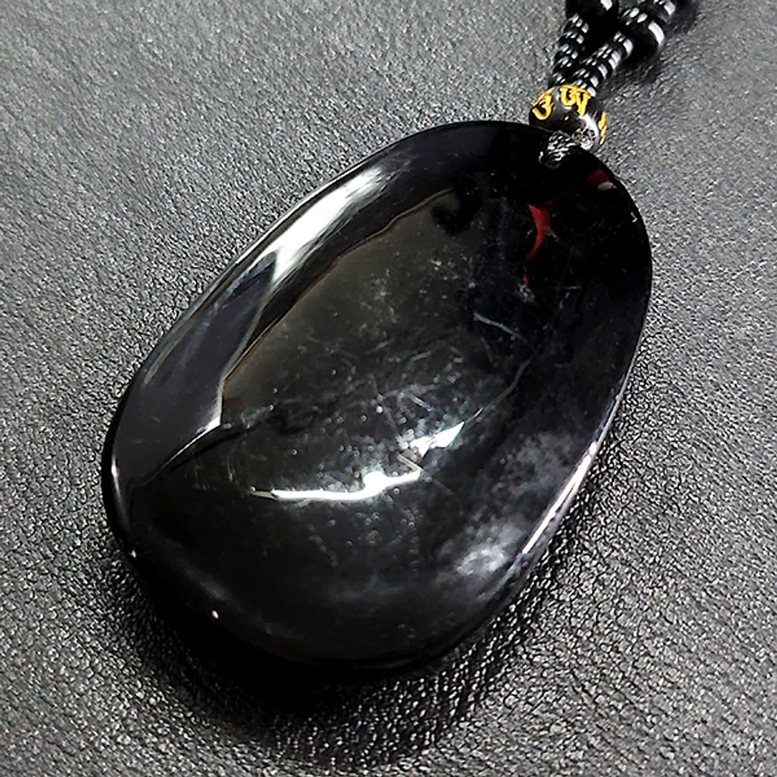 허공장보살 흑요석 펜던트 불상 부처님 불교 남자 목걸이 상품이미지5