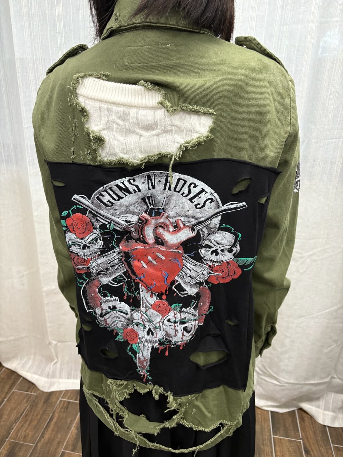 ZARA 자라 건즈앤로지스 빈티지 데미지 셔츠 자켓 상품이미지6