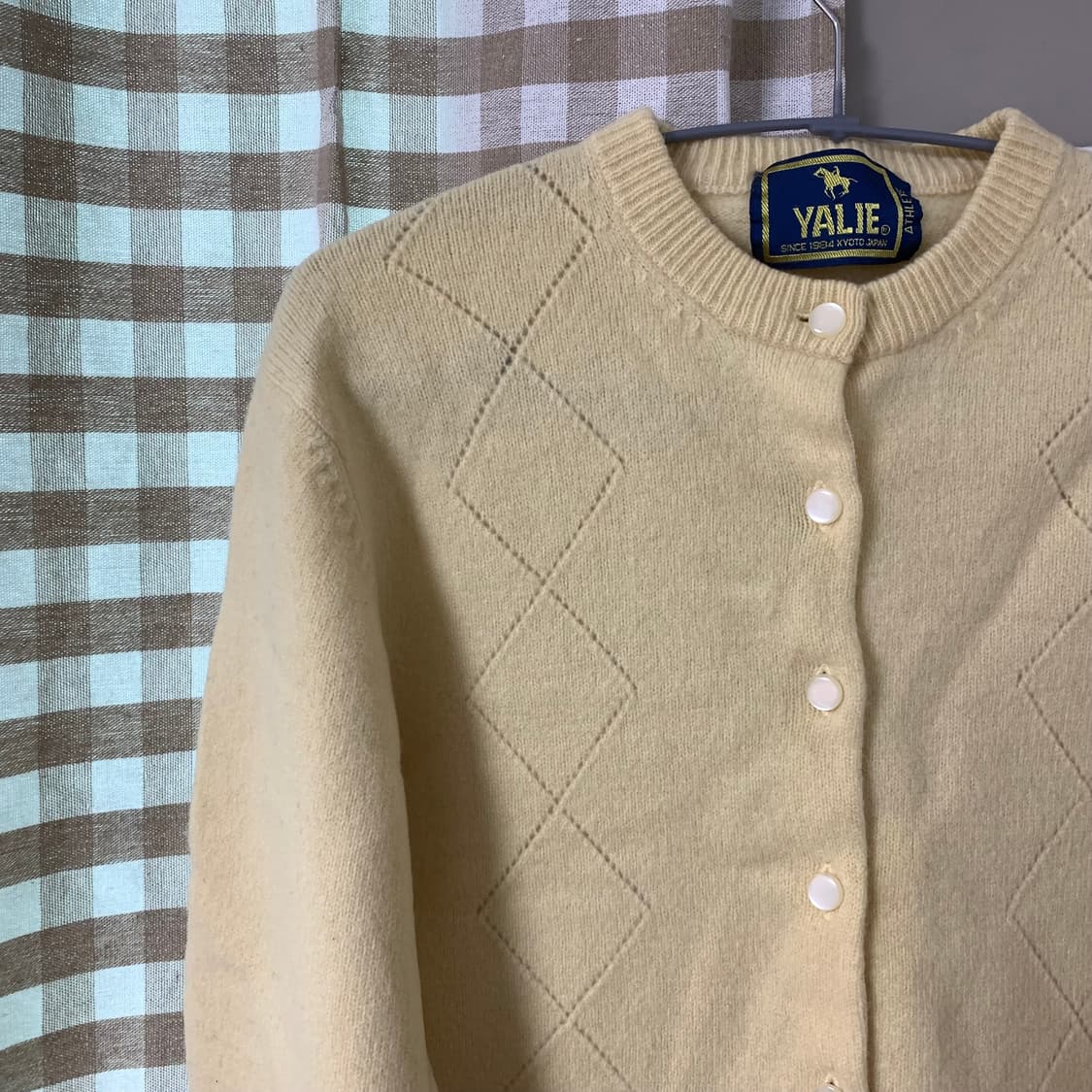 빈티지 램스울 버터 가디건 상품이미지3