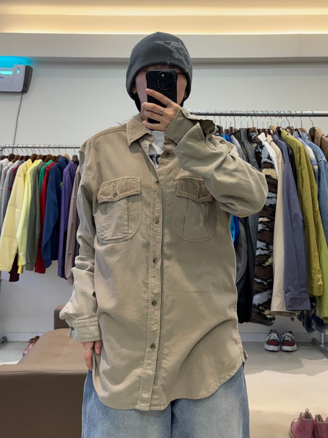 00s 돌체앤가바나 듀얼포켓 코듀로이 패치 셔츠 상품이미지8