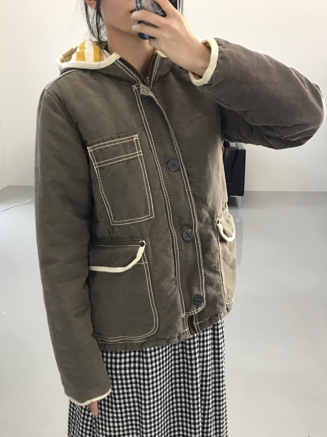 Jpn khaki reversible jumper 상품이미지4