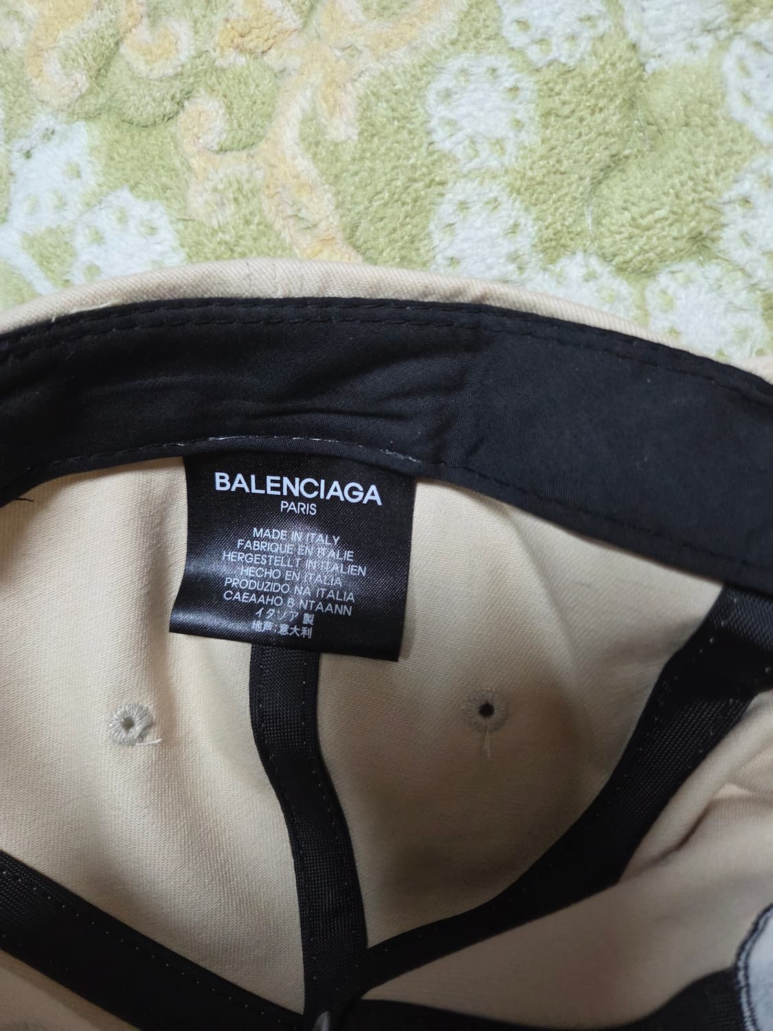 발렌시아가 BB 모드 볼캡 베이지 상품이미지5