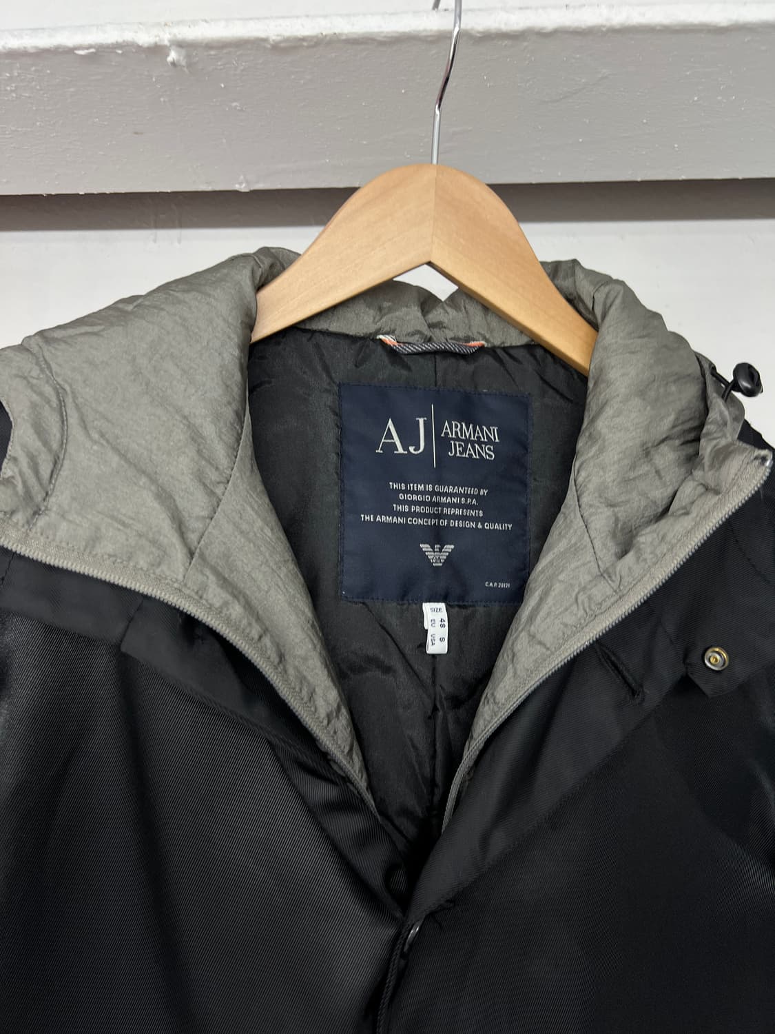 알마니 진스 테크니컬 후드 자켓  상품이미지2