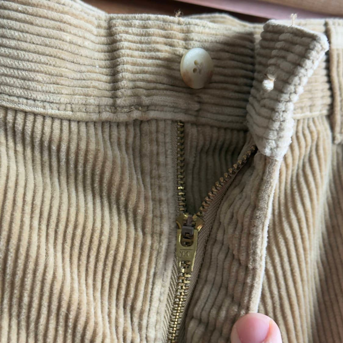 90s 폴로 랄프로렌 투턱 코듀로이 팬츠 W36 L32 상품이미지4