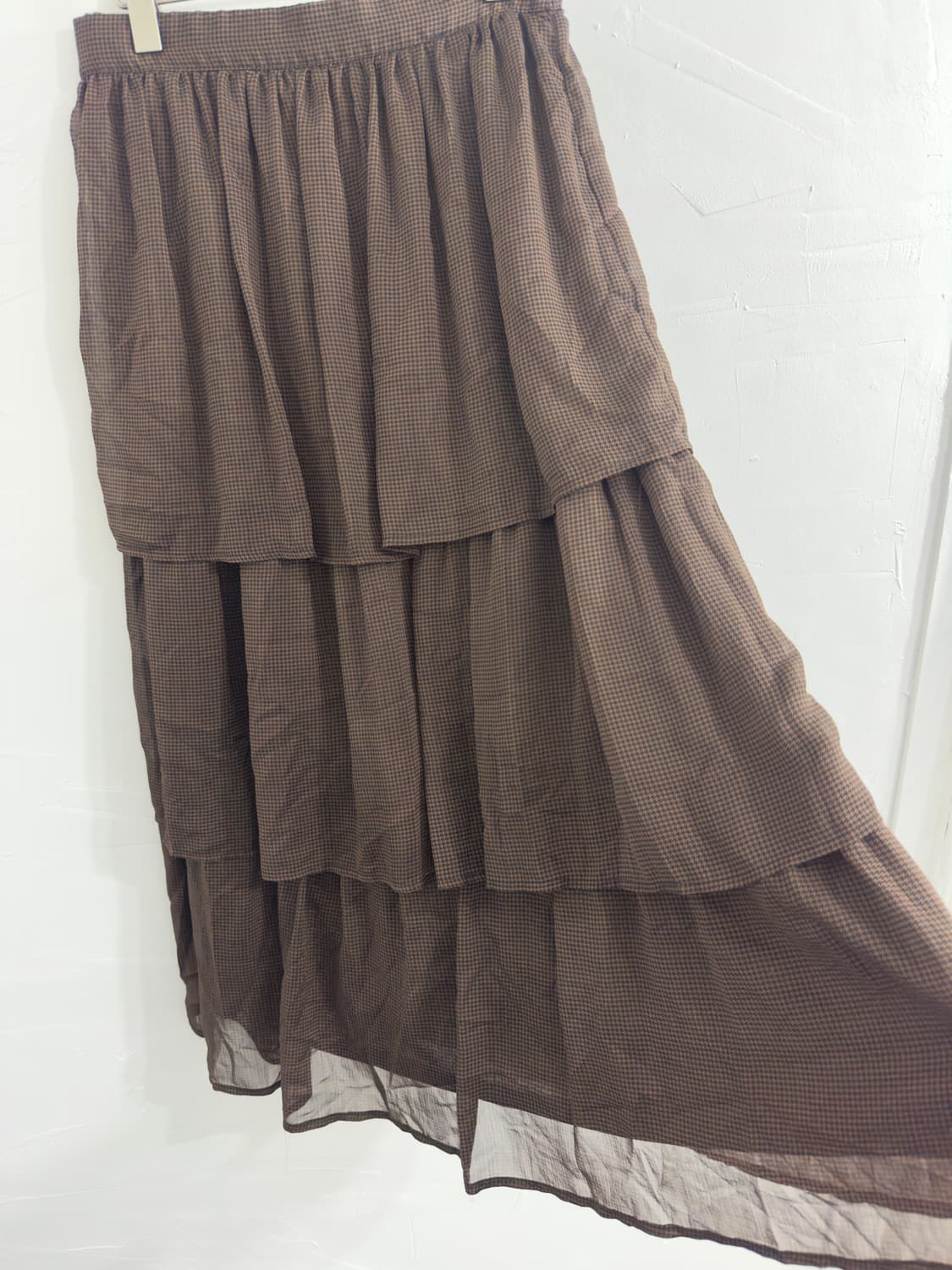 rope picnic layered long skirt 상품이미지5