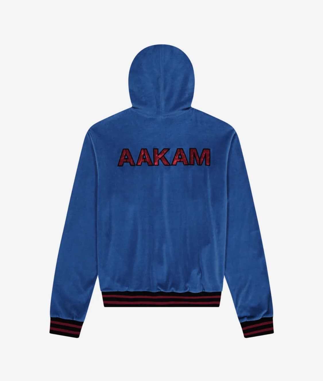 아캄 98 Patch Velour Zip-Up Hoodie (Blue) 상품이미지2