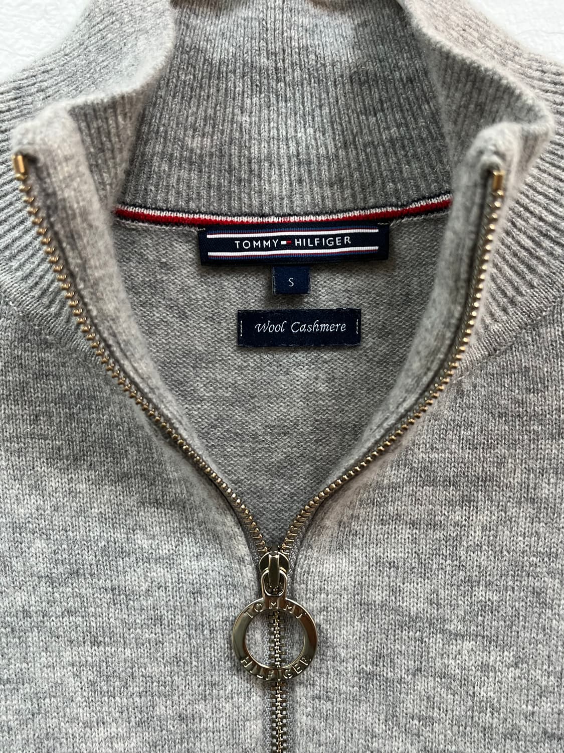 Tommy Hilfiger 캐시미어 혼방 하프집업 니트 S 상품이미지3