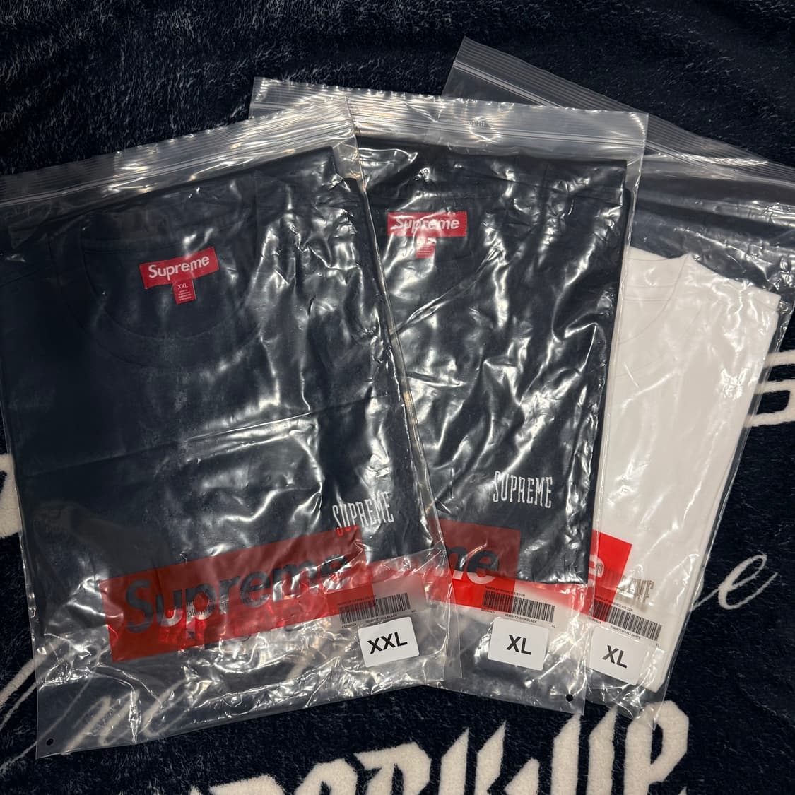 슈프림 웜 업 워시드 숏슬리브 탑 티셔츠 XL, 2XL 25SS 상품이미지1