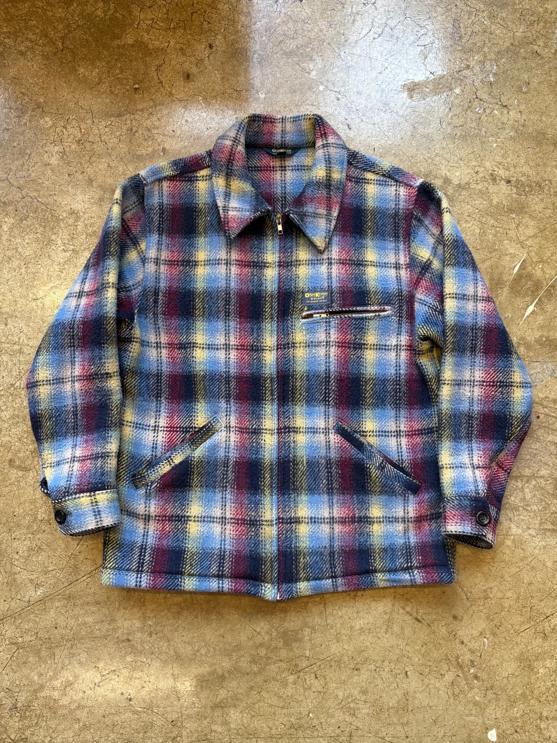 80s OshKosh 울 워크 자켓 상품이미지1