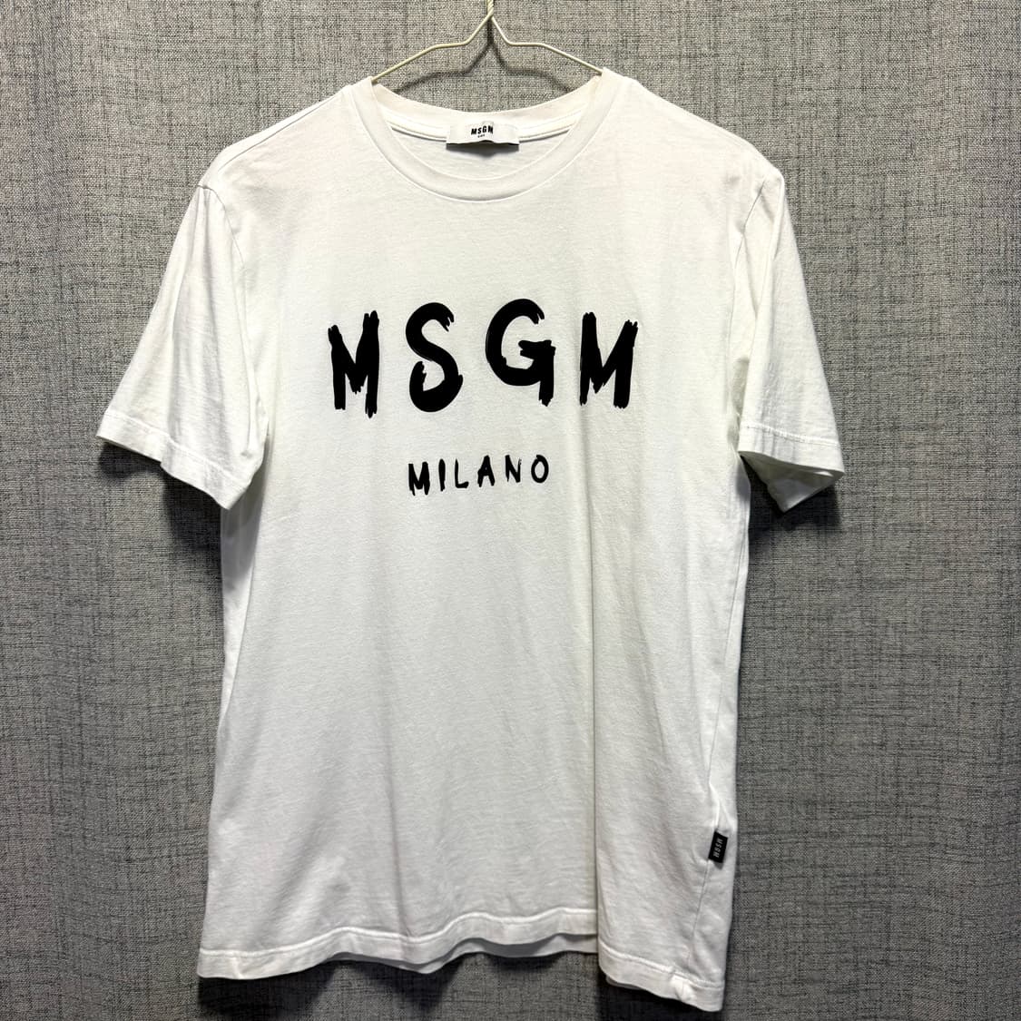 MSGM 밀라노 화이트 반팔 티셔츠 14 상품이미지1