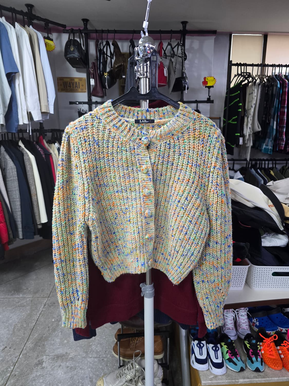 LAP 크롭 니트 가디건 (1253) 상품이미지1