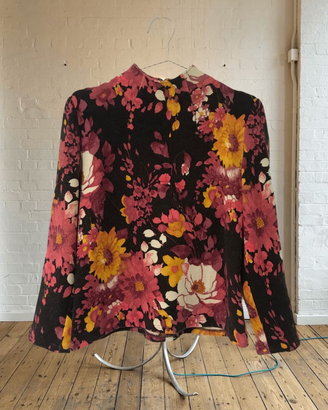 vintage flower pattern top 상품이미지7