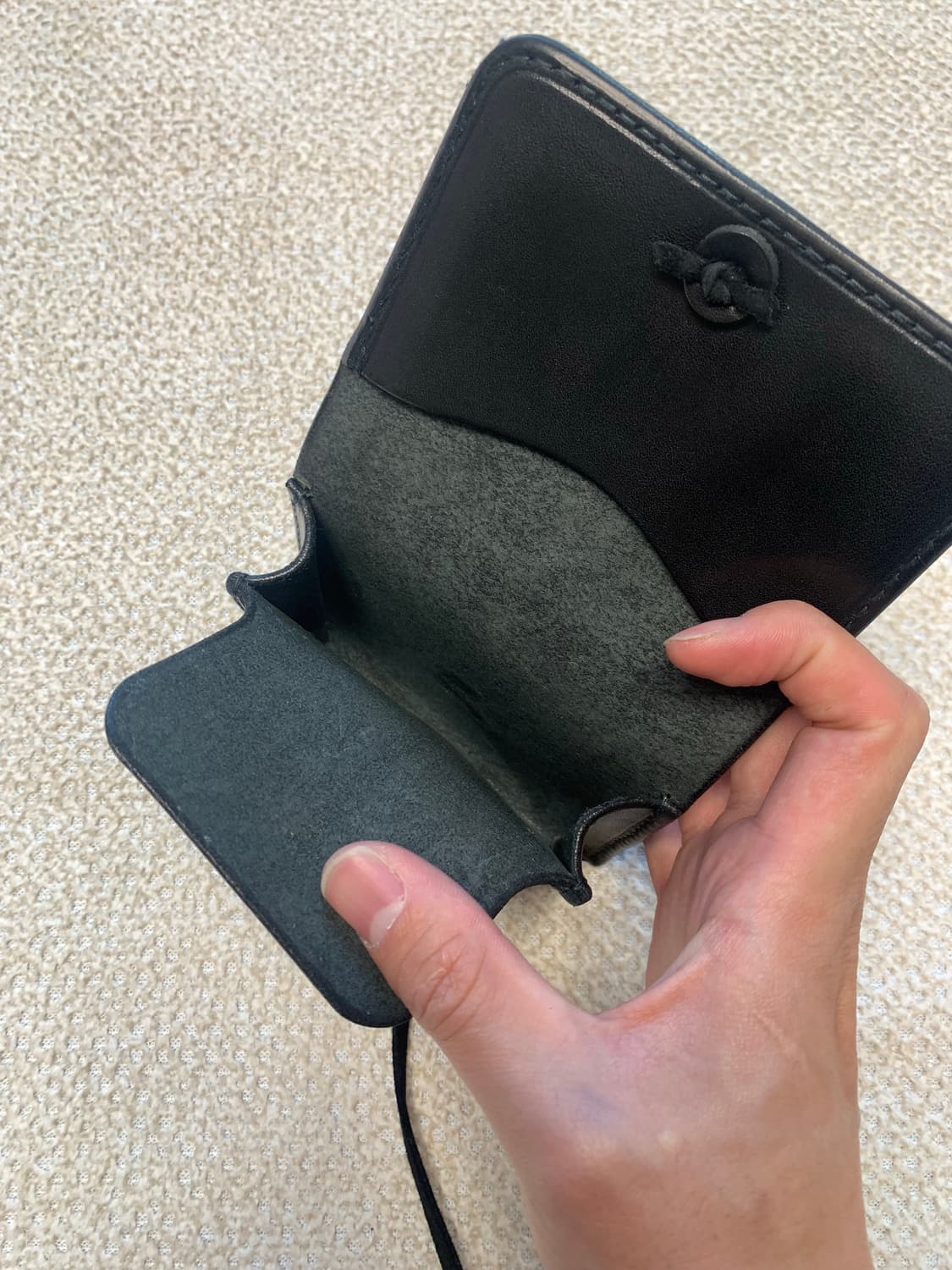 [새상품] 고로스 카드지갑 블랙 상품이미지4