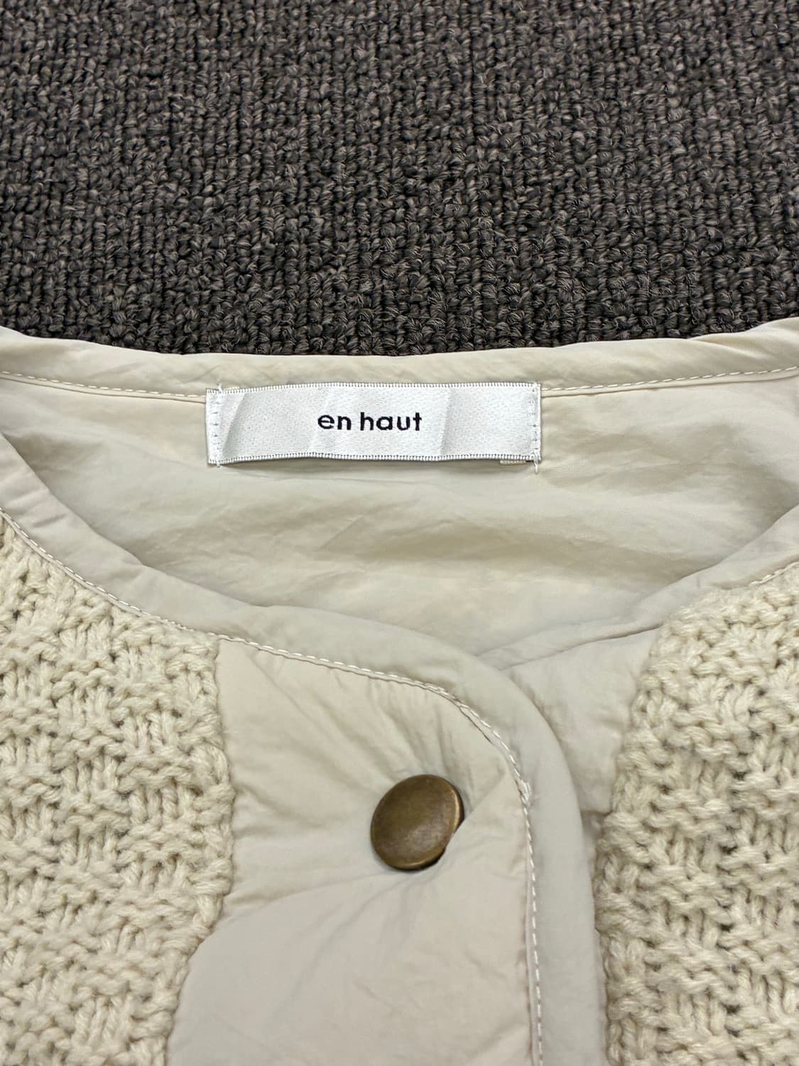 F)Japanese vintage 여성 절개 니트 자켓 상품이미지5