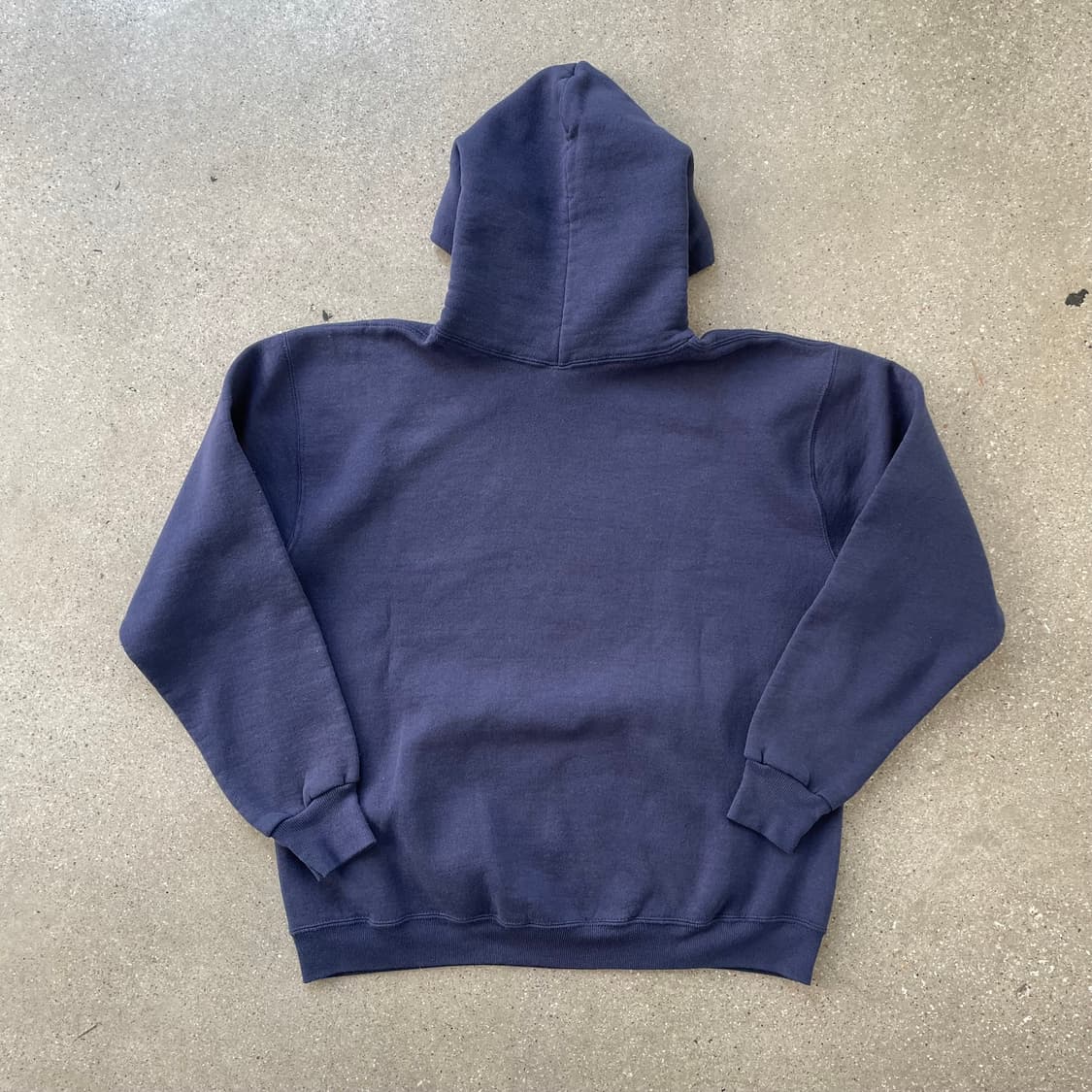 빈티지  러셀 애슬레틱 후드 네이비(옐로) made in usa 상품이미지5