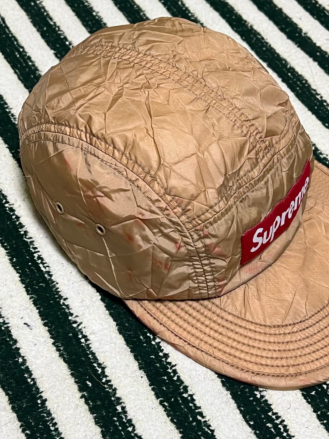 supreme wrinkled nylon soft camp cap 상품이미지4