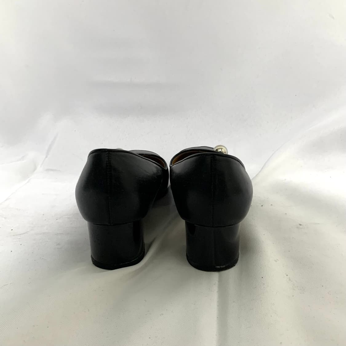 페라가모 블랙 은장 여성 펌프스 로우힐 225-230 빈티지 프라다st 상품이미지5