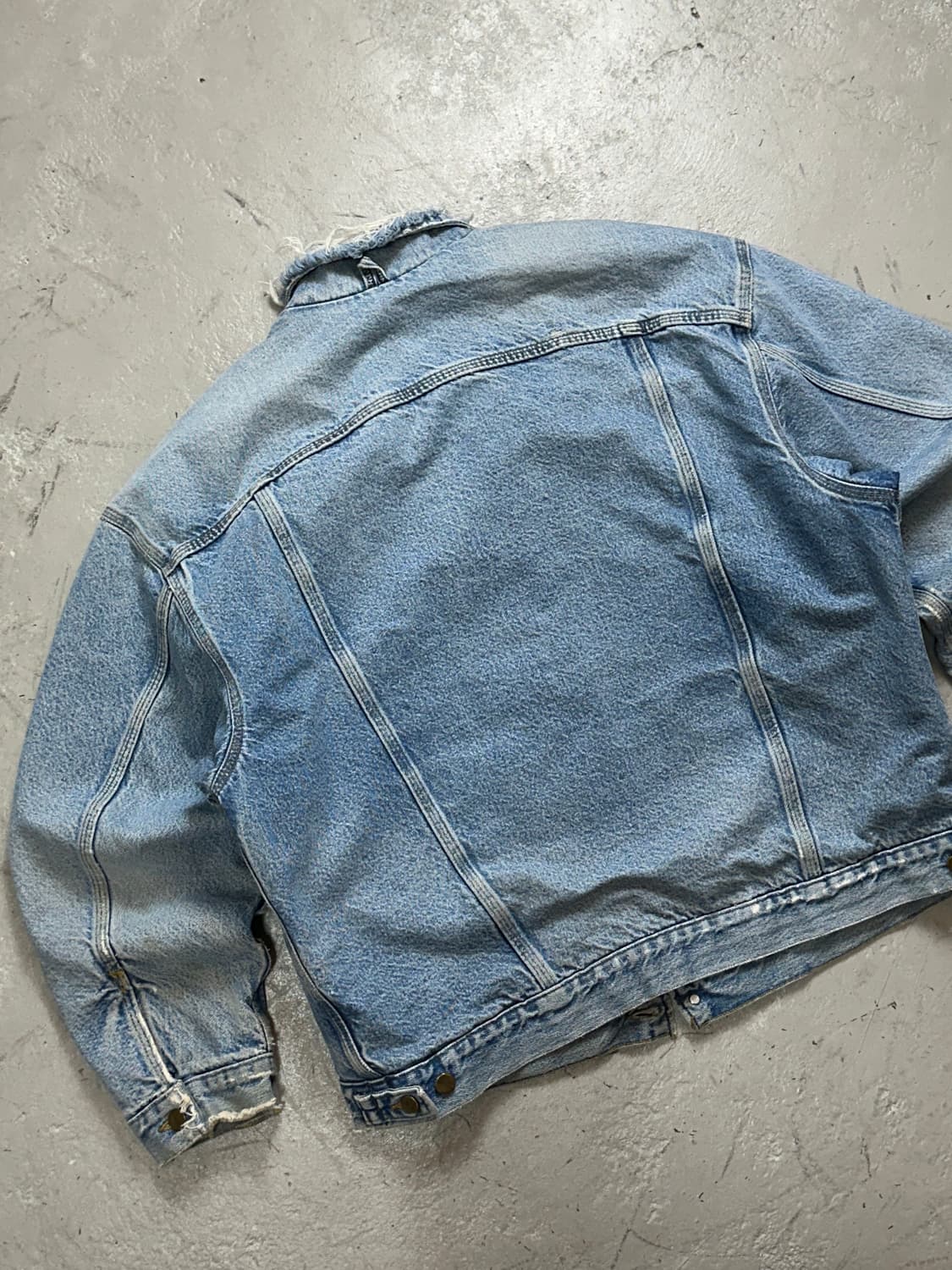 00's OG 칼하트 J11 DST 칼하트 데님 트러커 자켓 상품이미지6