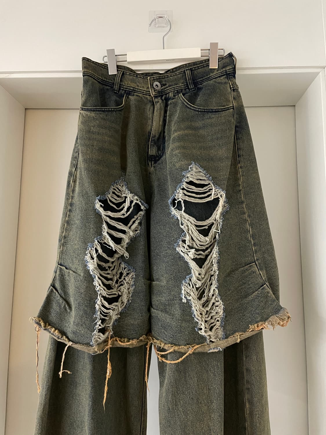 BLR 블러 레이어드 데미지 와이드진 상품이미지2