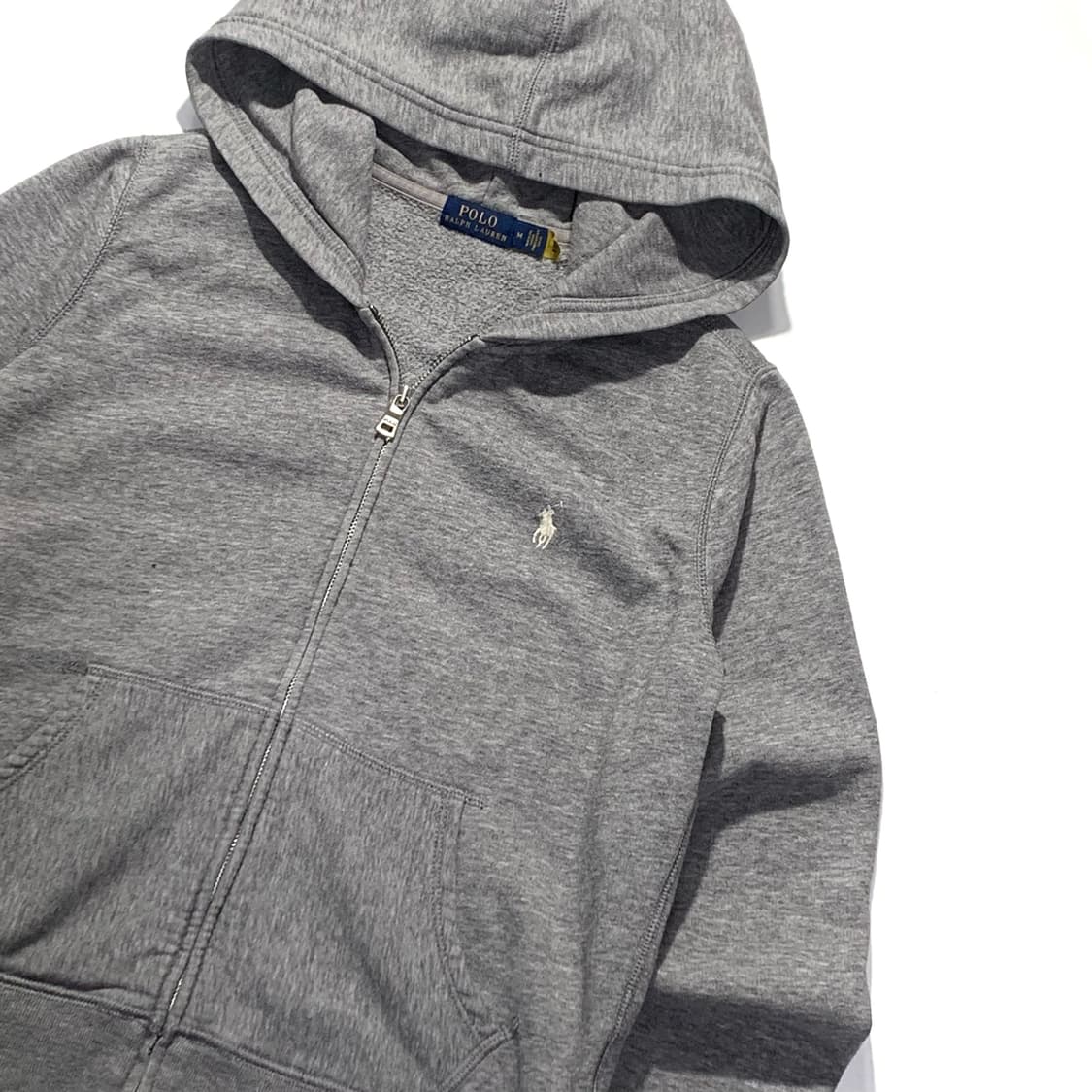 폴로 그레이 우먼스 후드집업 상품이미지2