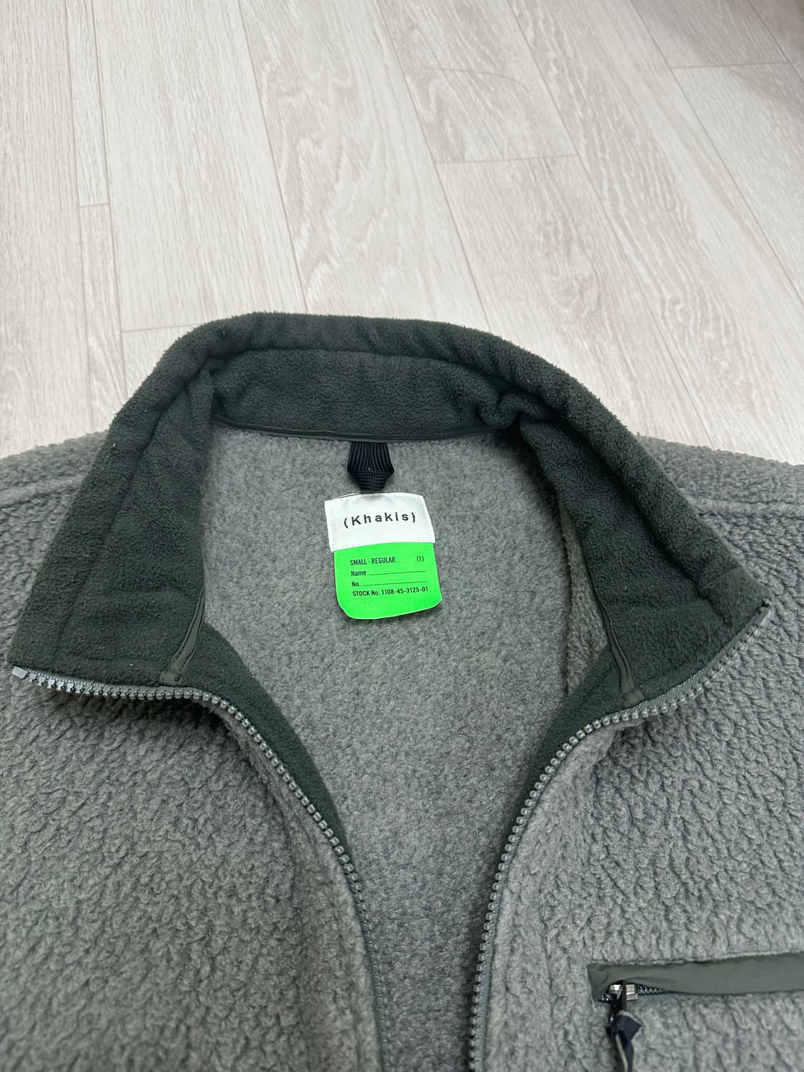 카키스 플리스 베스트 그레이 s 상품이미지4