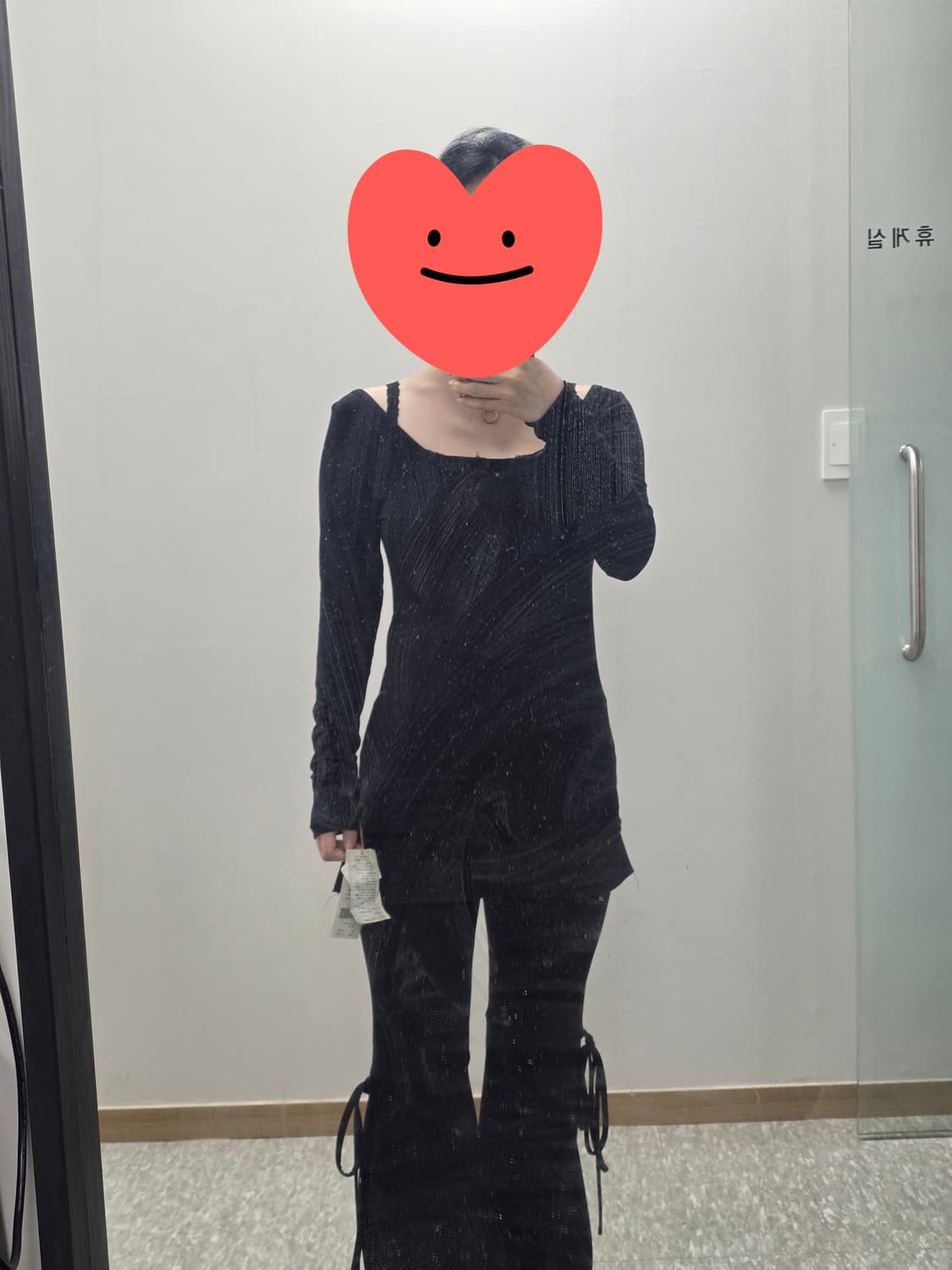 세실맥비 일본빈티지)오네갸루 긱시크 블랙 롱슬리브 긴팔티셔츠 상품이미지3