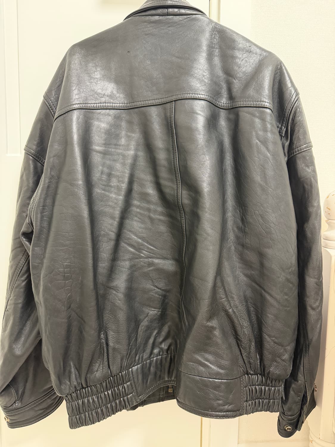 빈티지 양가죽 자켓 오버핏 리얼레더 상품이미지8