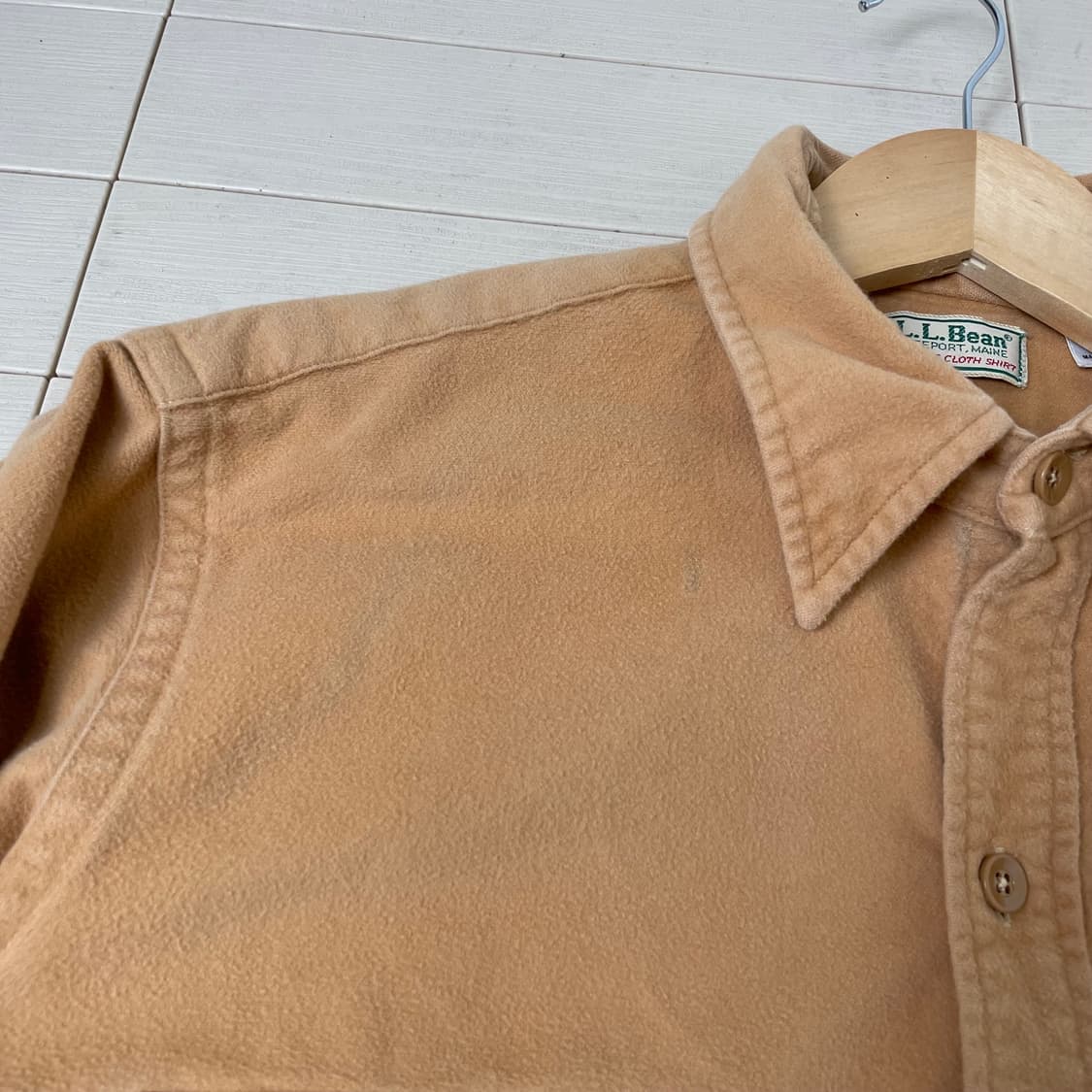 1980s L.L bean USA 엘엘빈 플란넬 셔츠 상품이미지4