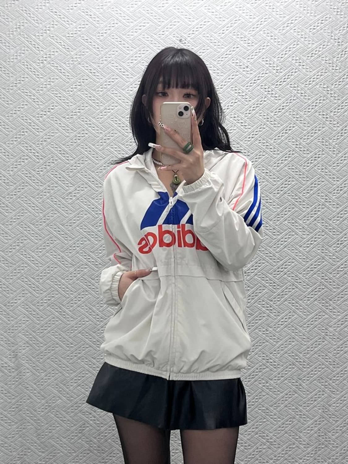 아디다스 올드스쿨 레트로 빈티지 00s 바람막이 자켓 100 C11151 상품이미지2