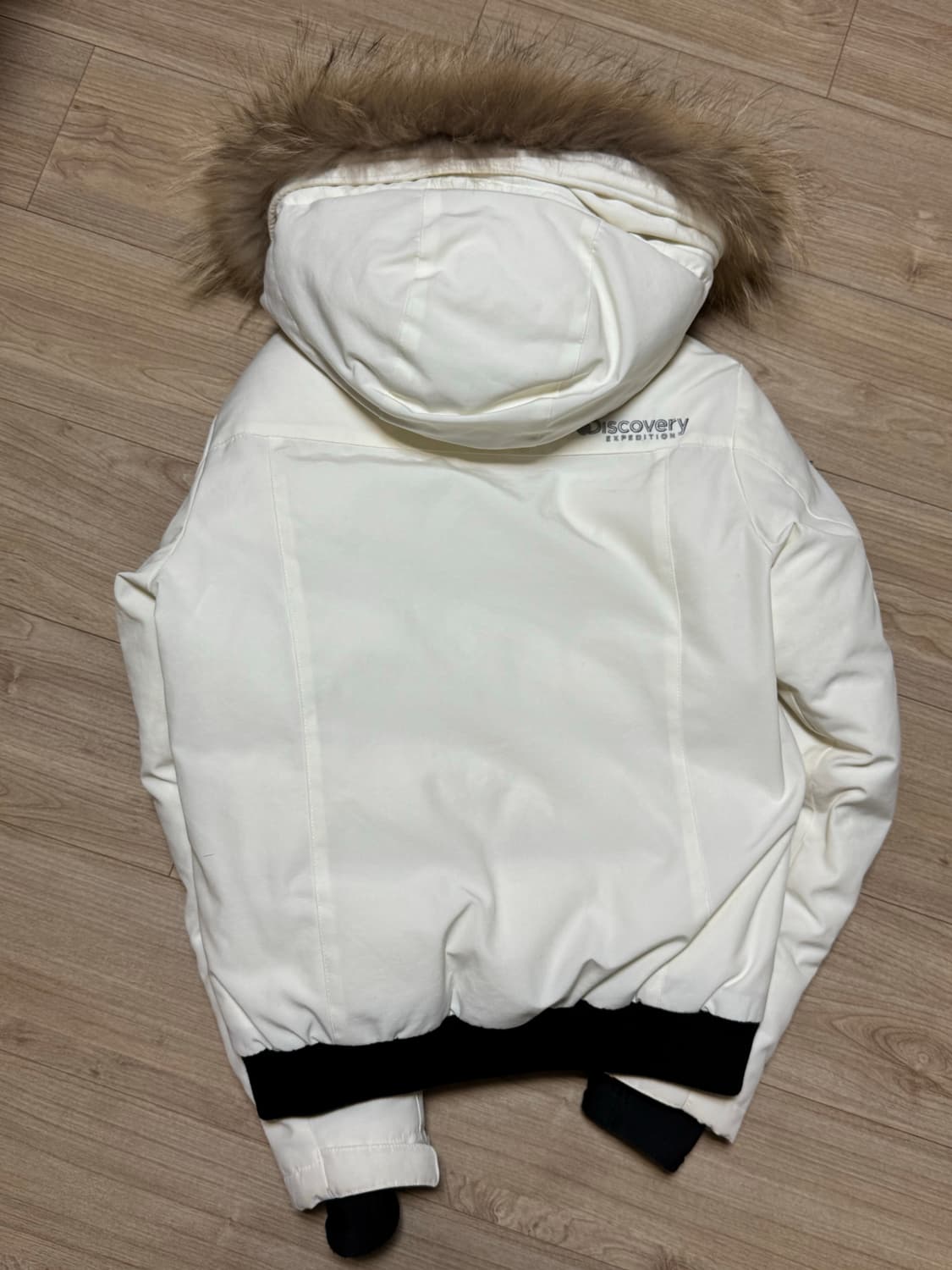 디스커버리 구스다운 패딩 화이트 90 상품이미지3