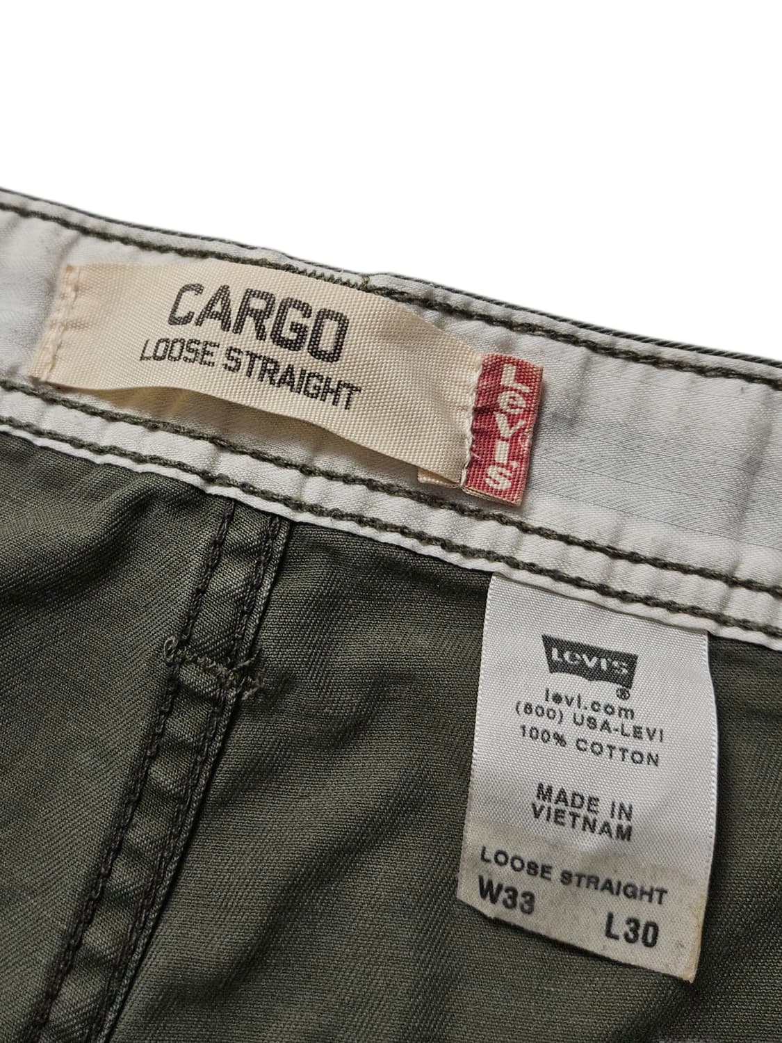 2000's 리바이스 카고 팬츠 바지 33 와이드 상품이미지6