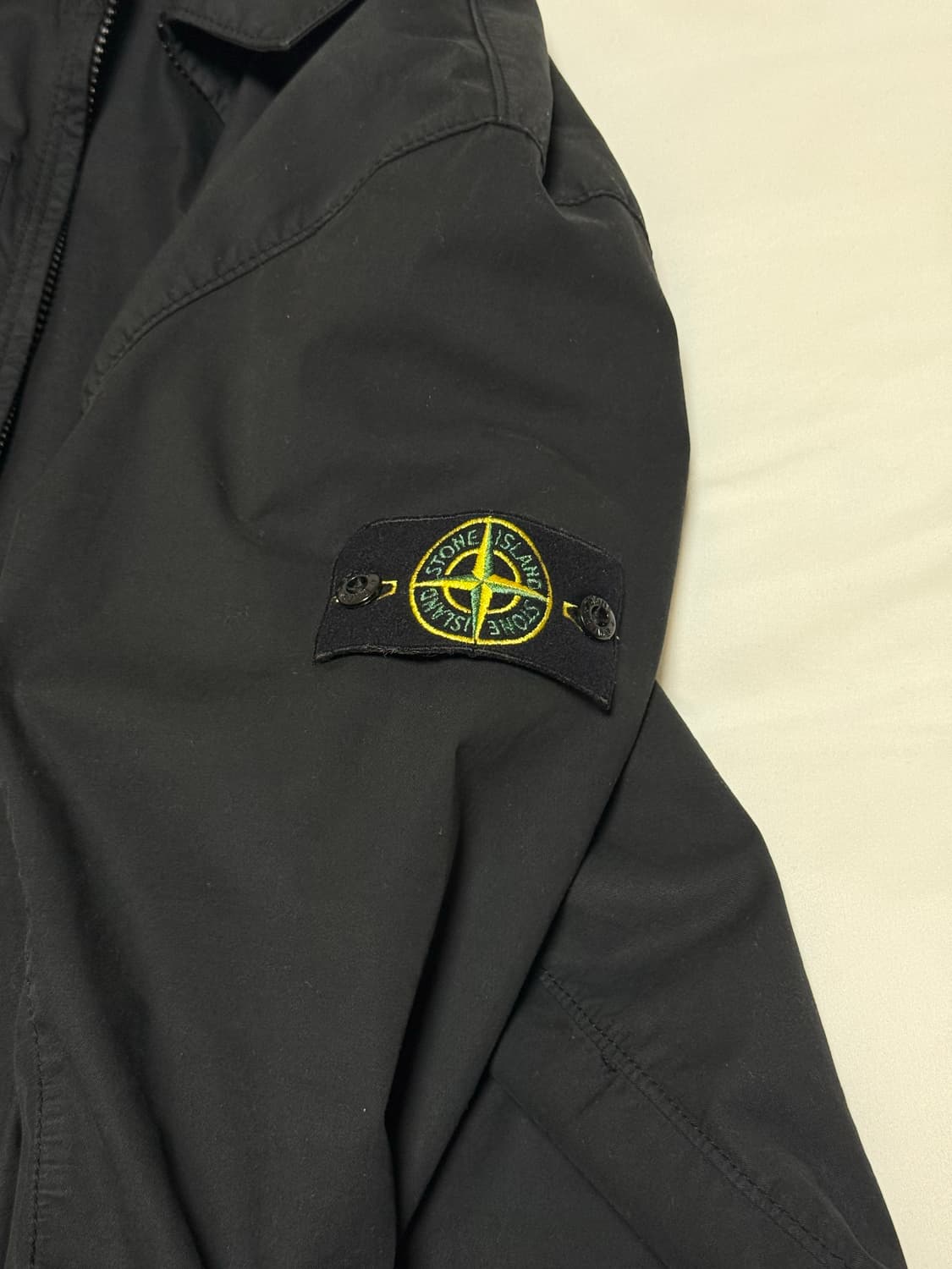 스톤아일랜드 오버 셔츠 자켓 블랙 L 정품 상품이미지2