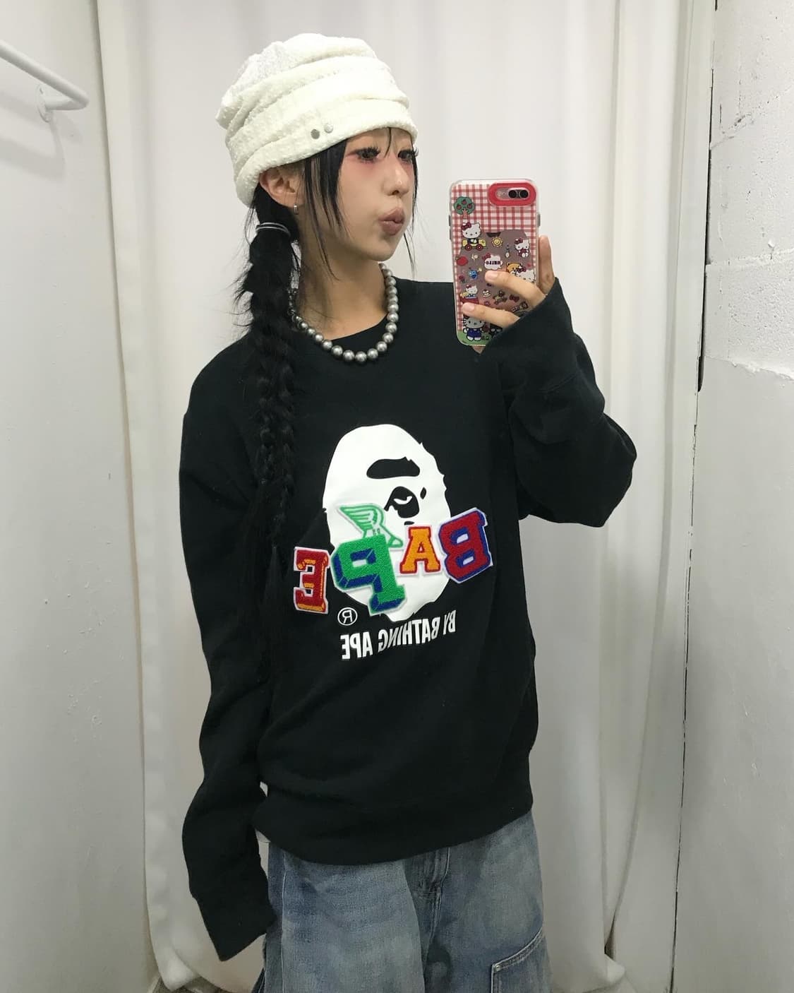 Bape Saru Patch Sweatshirts 상품이미지4