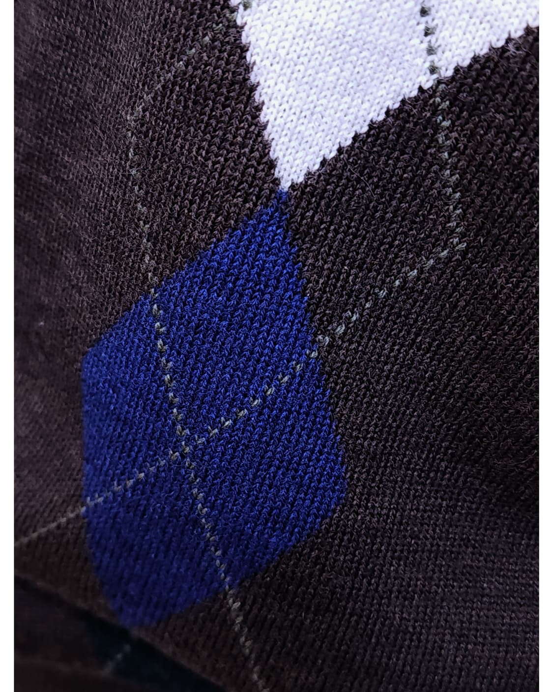 크로커다일 아가일가디건 울가디건 상품이미지3