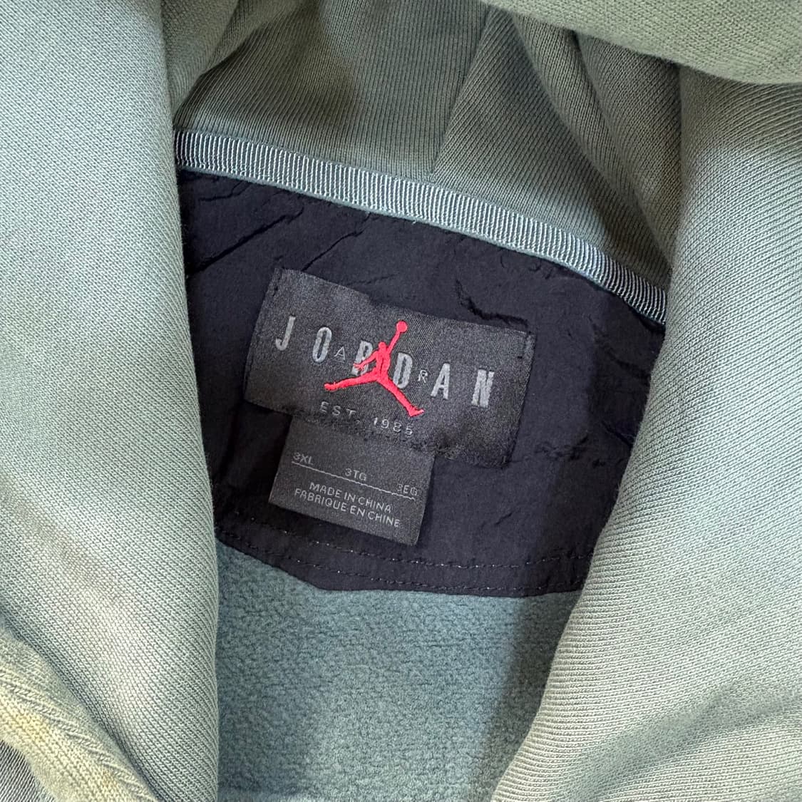 3XL 나이키 기모 조던 앞포켓 후드티 0324J 상품이미지3