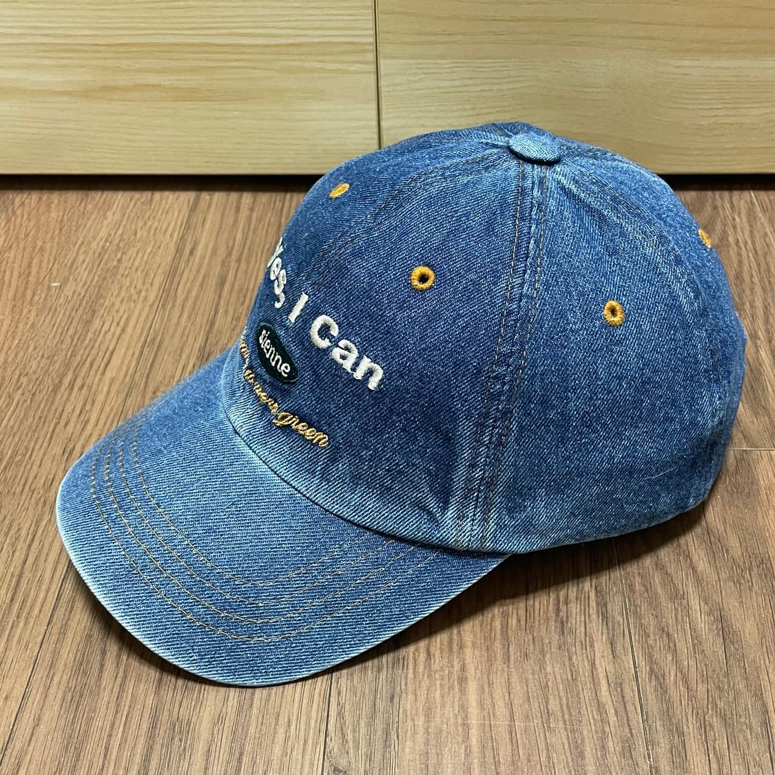 (새상품) 시엔느 Crown Washed 데님 볼캡 모자 상품이미지5