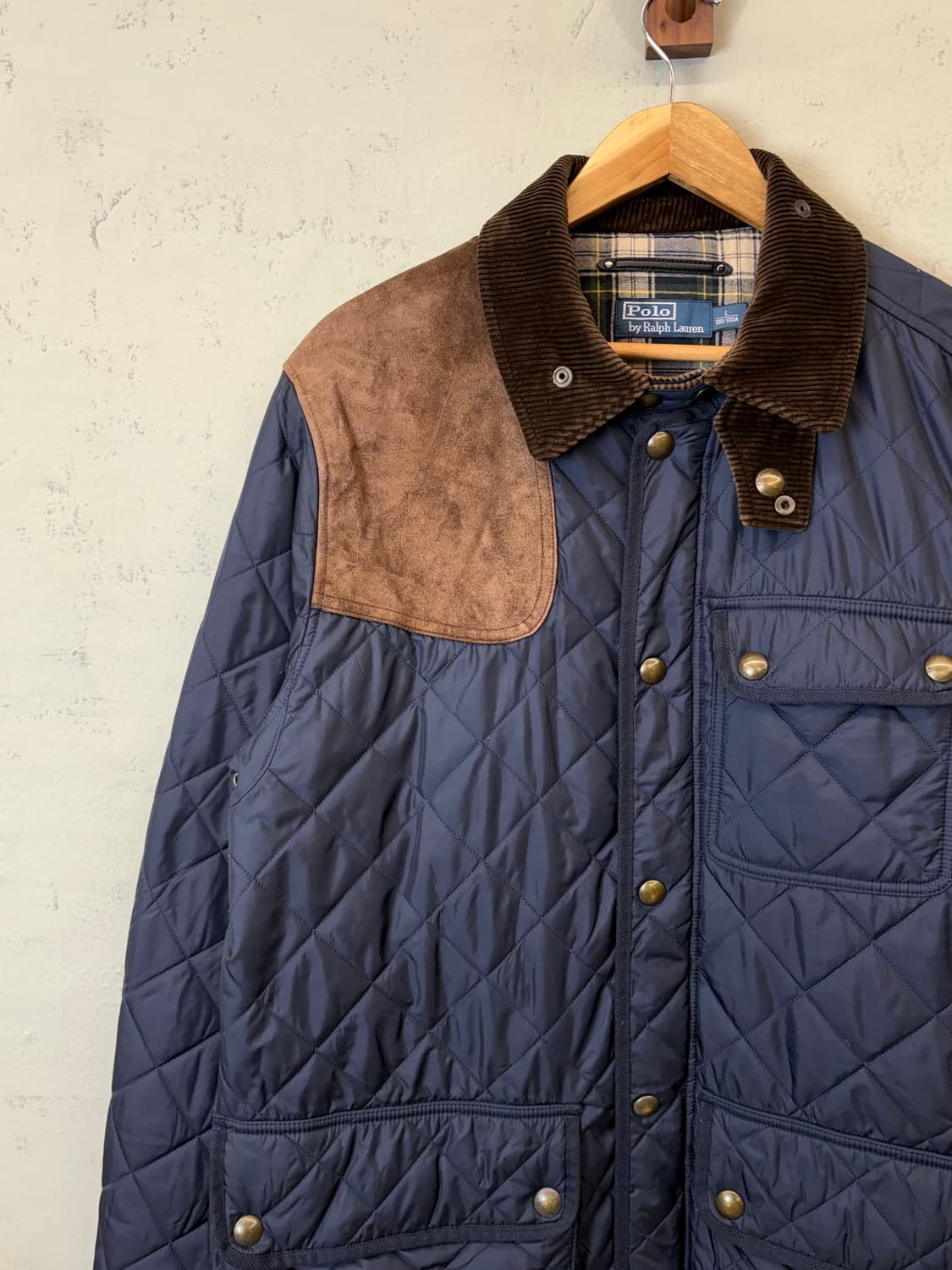 폴로랄프로렌 캠튼 퀼팅자켓 네이비 상품이미지5