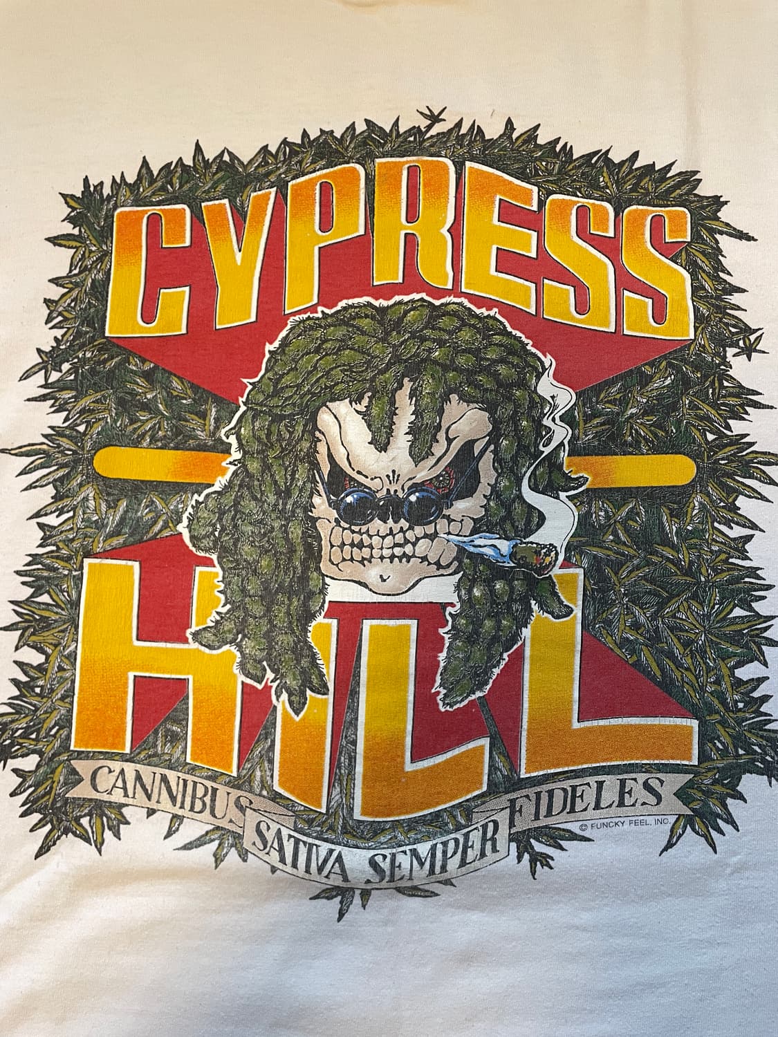 90s Cypress Hill 싸이프레스 힐 투어티 랩티 밴드티 상품이미지3