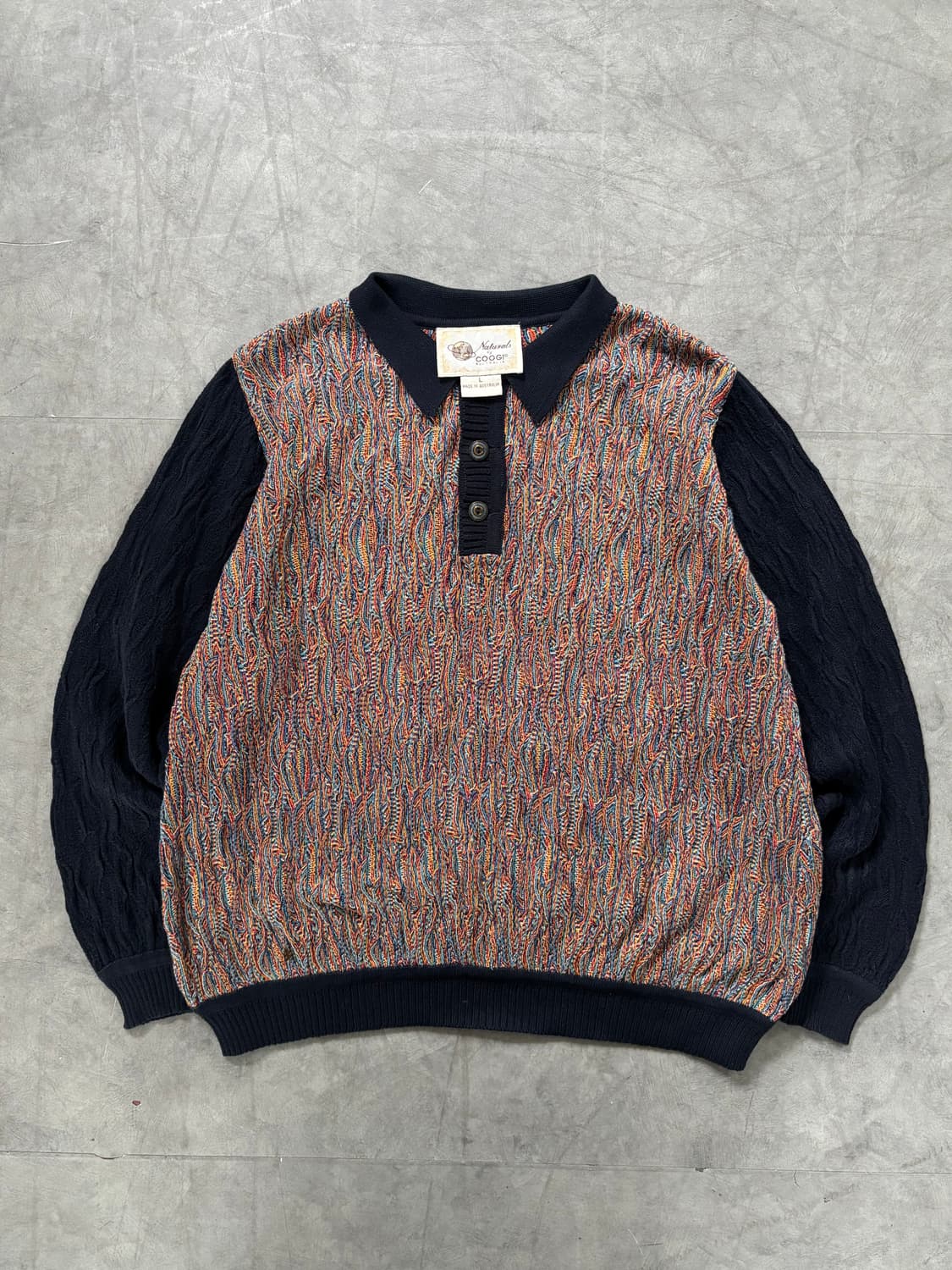 Coogi 쿠지 3D 케이블 카라 니트 상품이미지4