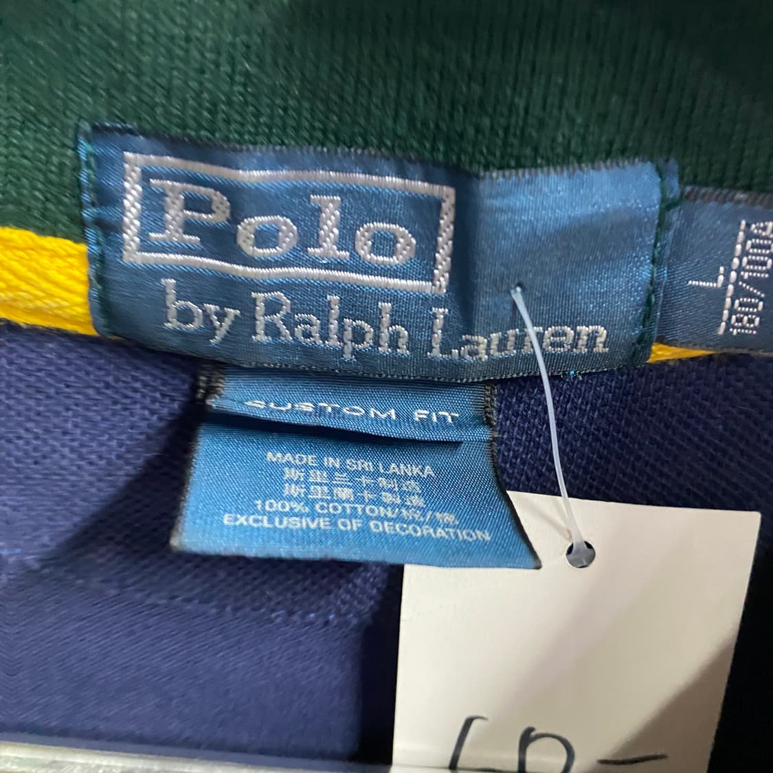 폴로랄프로렌 네이비 빅포니 PK 반팔 카라티셔츠 B4388  상품이미지6